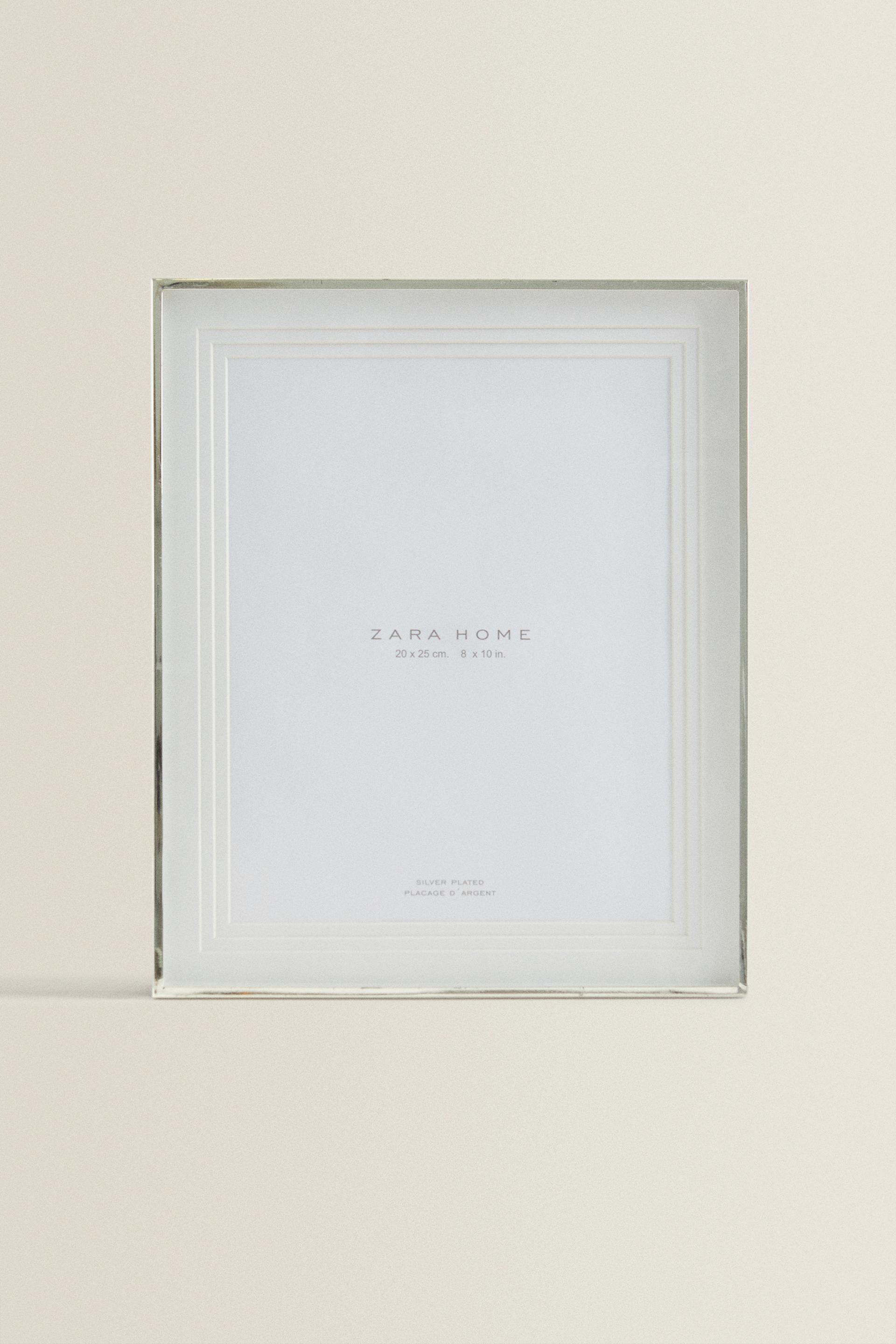 CADRE PHOTO MÉTALLIQUE TRIPLE PASSE-PARTOUT